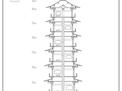 中古其他古建 寺庙 慧光 施工图