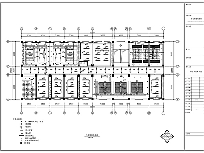 现代整体办公空间 建委办公楼内装 施工图