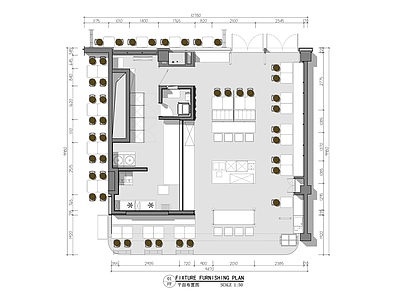 现代中餐厅 兰州拉面 面馆 越南粉 施工图