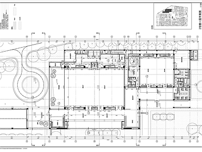 新中式民宿建筑 中式宴会厅建筑 施工图