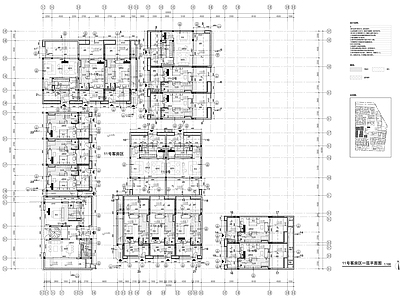 新中式民宿建筑 单层民宿客房建筑 施工图