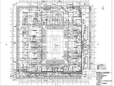 现代其他建筑 大学体育馆 体育中心 建 施工图