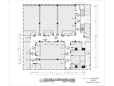 现代电影院 影城走廊区公区 施工图