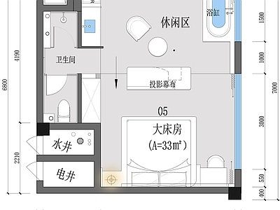 现代民宿 民宿设计 民宿房间设计 民 施工图