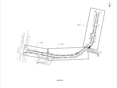 现代其他景观 老旧小区街道改造 道路景观改造工程 施工图