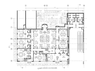 现代新中式中餐厅 970㎡ 主题餐厅 施工图