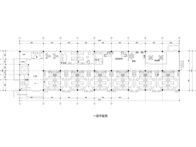 现代养老院 建筑图 施工图