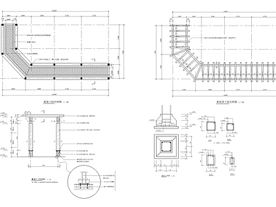 其他廊架节点 长 施工图
