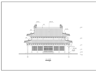 其他古建 寺庙 施工图