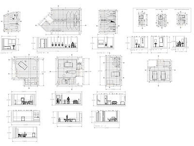 现代医院 病房 医疗空间 施工图