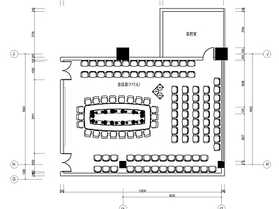 现代新中式办公室 装饰详图 办公室 施工图