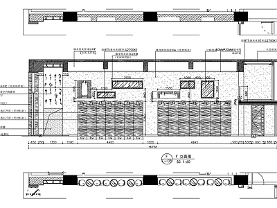 现代新中式餐厅 时尚餐厅立面 施工图