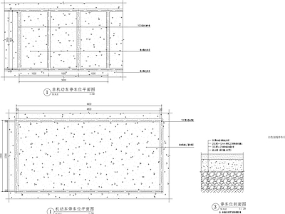 现代简约厂房 白色划线 施工图