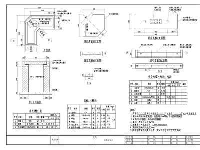 电气节点 电缆井 施工图