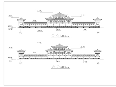 中式其他古建 古建大 施工图