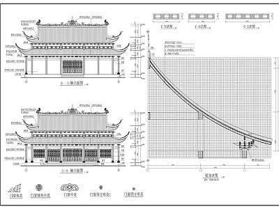 中式其他古建 寺庙 施工图