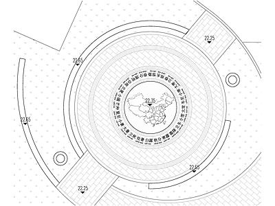 现代中式校园景观 幼儿园景观 施工图