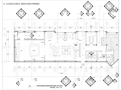 现代其他公共空间 售楼部全套内装施 施工图