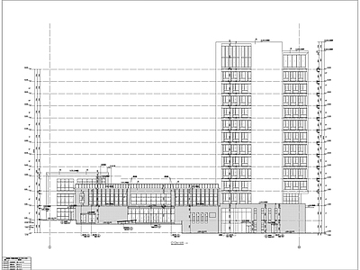 现代办公楼建筑 应急 调度 指挥 基地 建筑 施工图