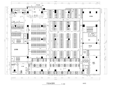 现代网吧 1545平网吧 施工图