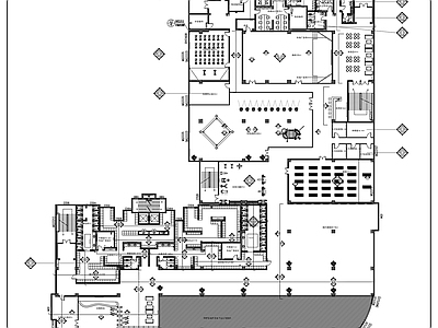 现代健身房 室内设计 施工图