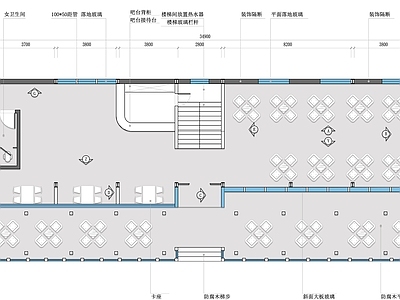 现代茶馆 茶 施工图