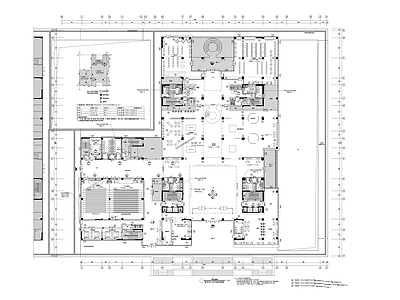 现代轻奢图书馆建筑 图书馆 阅览室 施工图