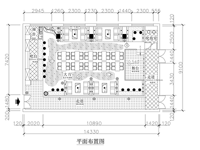 现代酒吧 主题酒吧室内装修 施工图