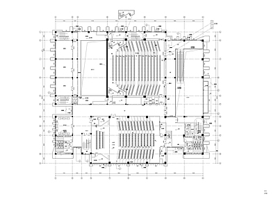 现代报告厅 现代 施工图