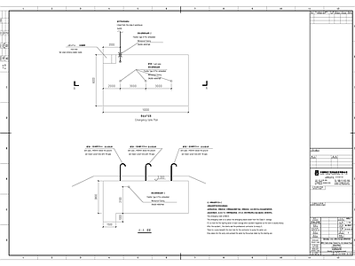 给排水节点详图 应急事故池详图 施工图