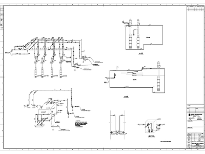 给排水节点详图 消防泵房及水池 施工图