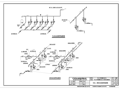 给排水节点详图 给水泵房大样 施工图