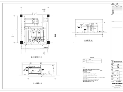 给排水节点详图 给水泵房详图 施工图