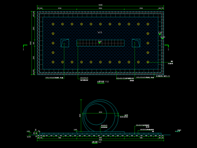 现代其他景观 景观水景水池 喷泉 泵坑 施工图