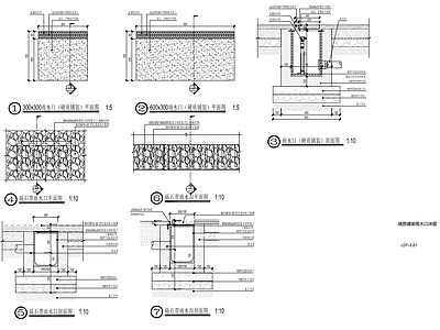 给排水节点详图 雨水口节点 雨水井节点 施工图