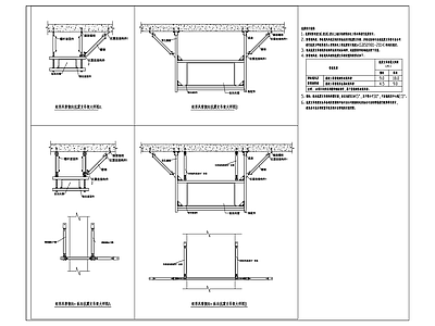 暖通节点 抗震支吊架安装 施工图