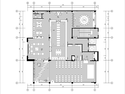 新中式会所 会所 新中式会所 会 施工图