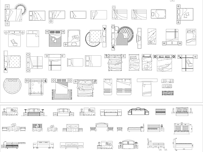 现代整体家装空间 超级图库 施工图