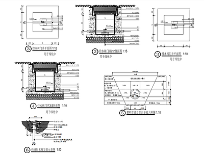给排水节点详图 给排水设备大样图 施工图