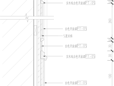 现代墙面节点 墙面凹凸节点 墙面装饰 凹凸 施工图