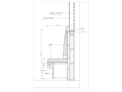 现代家具节点详图 卡座节点 卡座 靠背 条凳 施工图