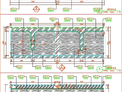 现代家具节点详图 节点 柜体节点 工装柜台 接待台 施工图