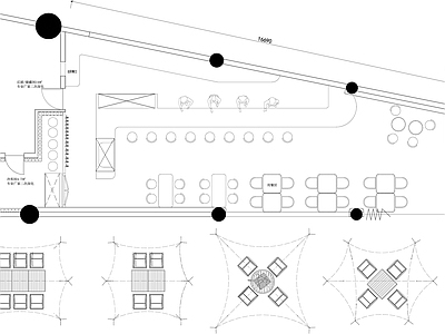 现代酒吧 户外酒吧清吧 施工图