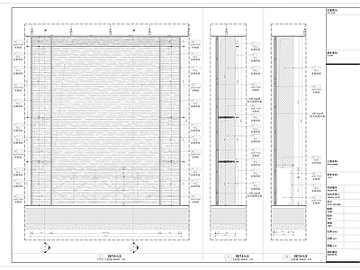 现代家具节点详图 柜体节点 靠墙背柜节点详图 施工图