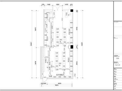 现代其他商业空间 药店 药店平面图 施工图