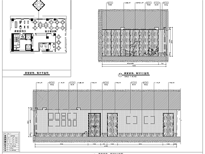 现代养老院 养老院 康复大厅 施工图