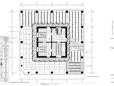 现代整体办公空间 西安绿地中心大堂 施工图