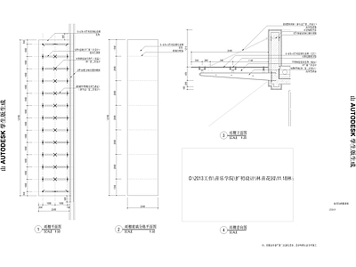 现代商业景观 入户玻璃 施工图