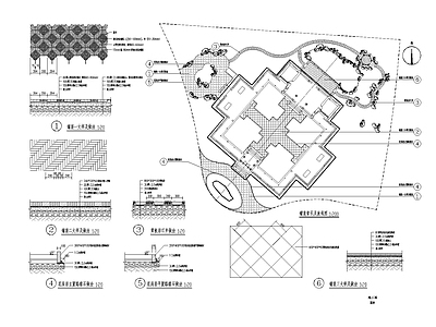 现代新中式其他景观 园林平面图参考 施工图