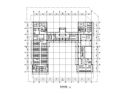 现代养老院 三层养老中心 综合养老中心 施工图